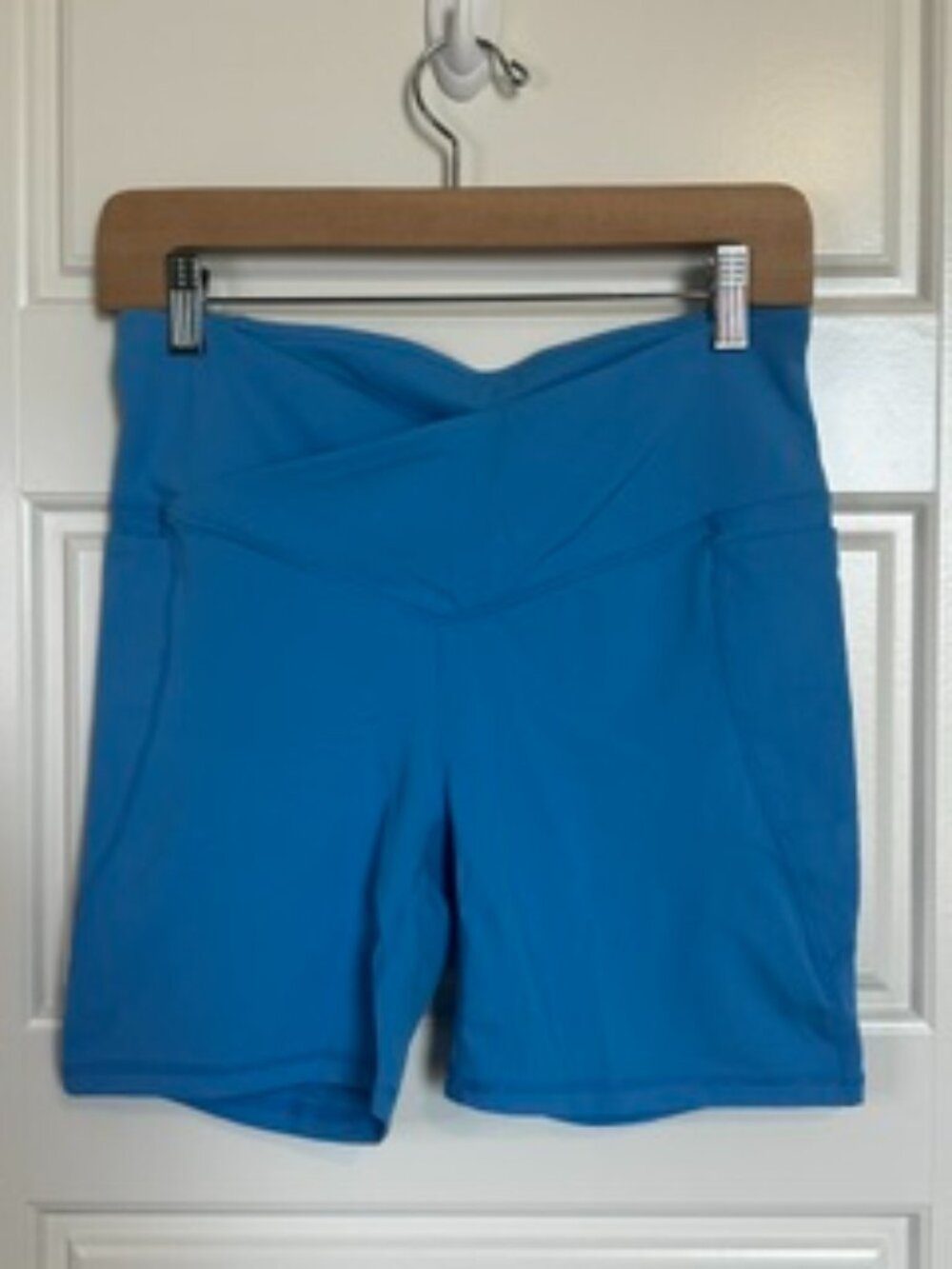Fabletics Spandex Shorts w/ Criss Cross Front